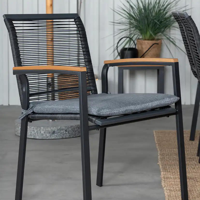 Matgrupp Venture Home Bois med 6 Deni Stolar