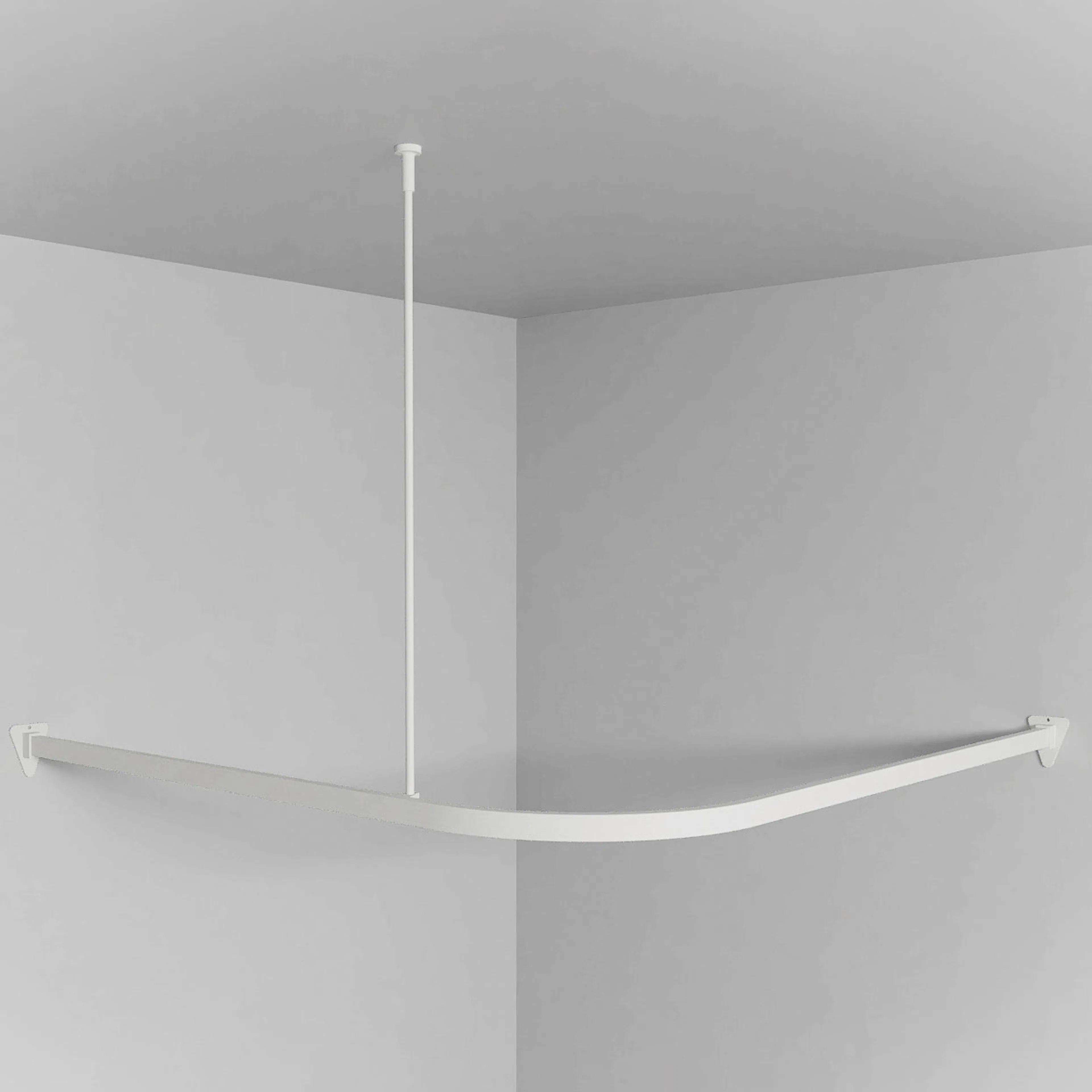 Draperistång Svedbergs Vinkel 90x90 cm Vit