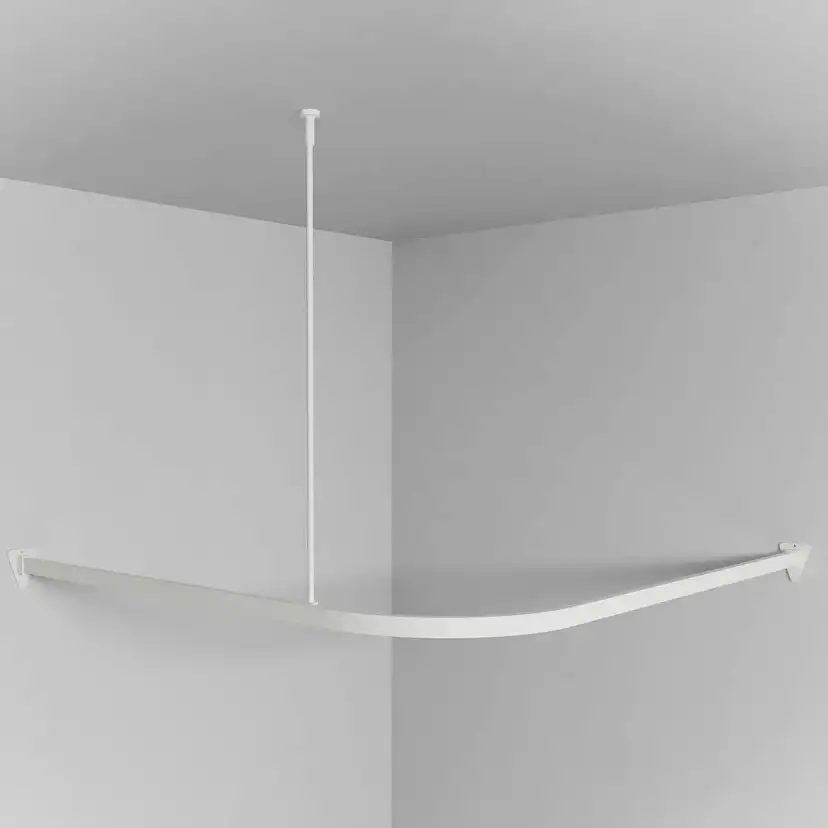 Draperistång Svedbergs Vinkel 90x90 cm Vit