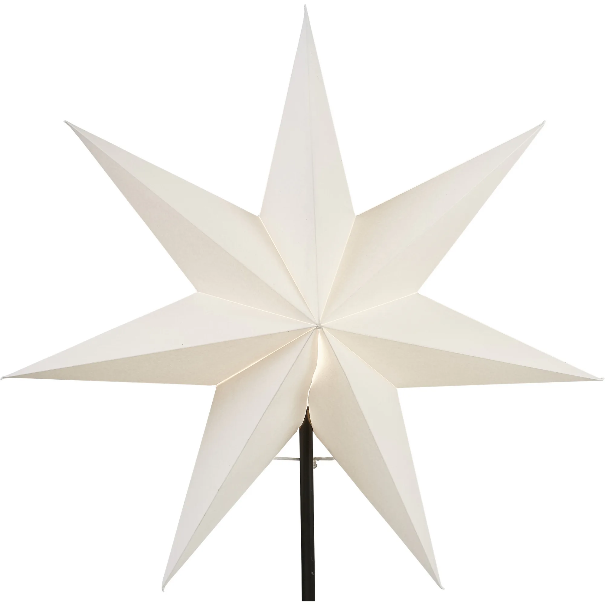 Adventsstjärna Star Trading Frozen Papper Höjd: 54 cm