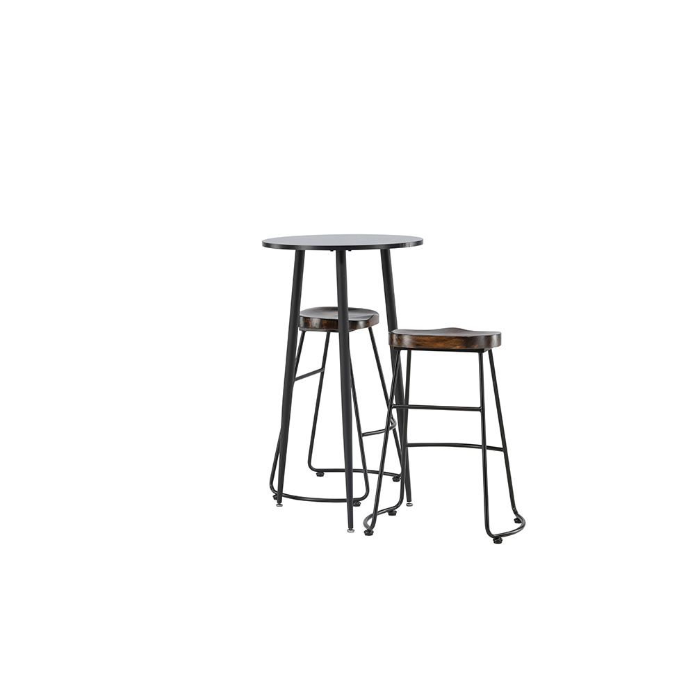 Matgrupp Venture Home Plaza Ø60 cm med 2 st Ozark stolar