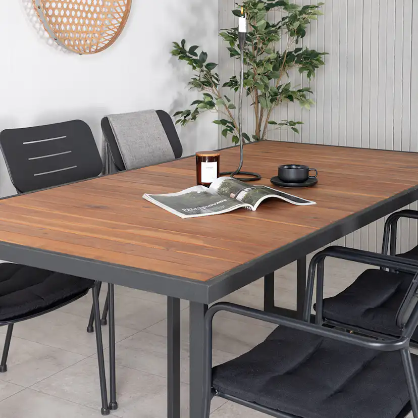 Matgrupp Venture Home King med 6 Nime Matstolar