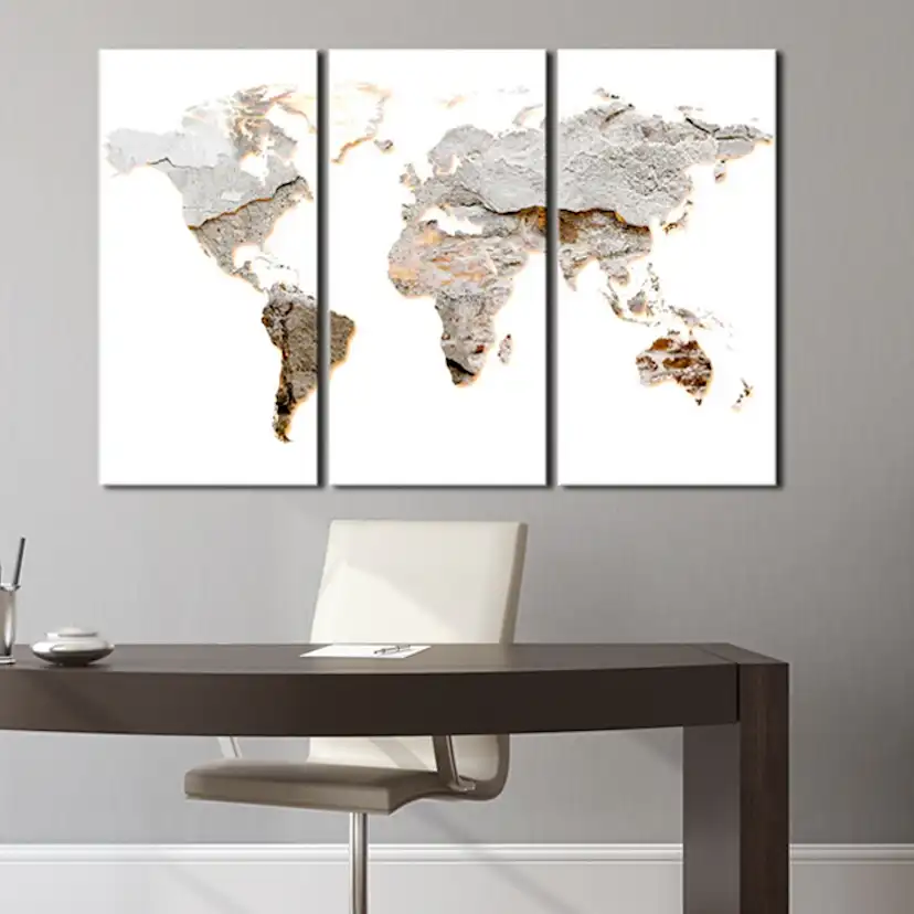 Tavla Arkiio Concrete Continents