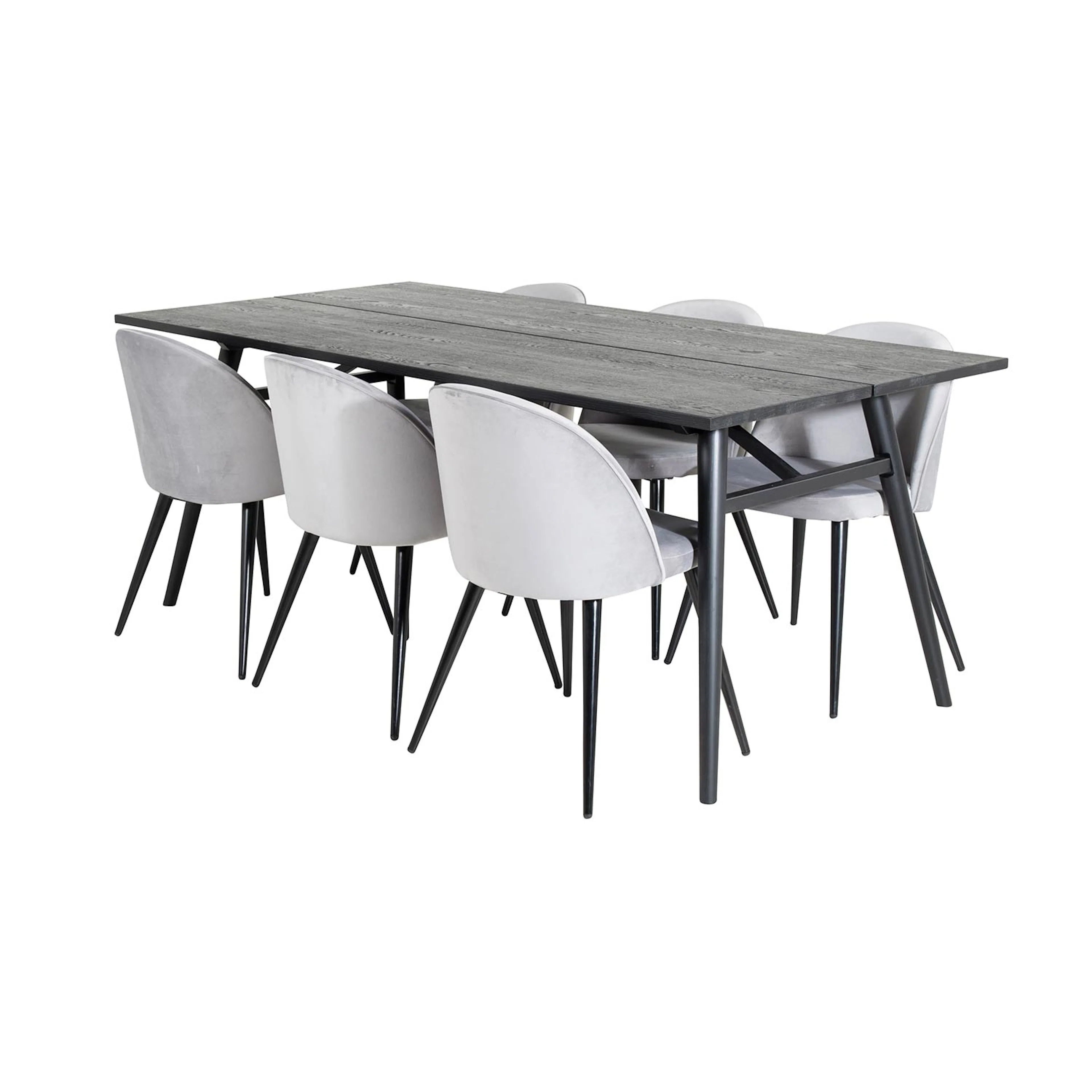 Svart/Ljusgrå
