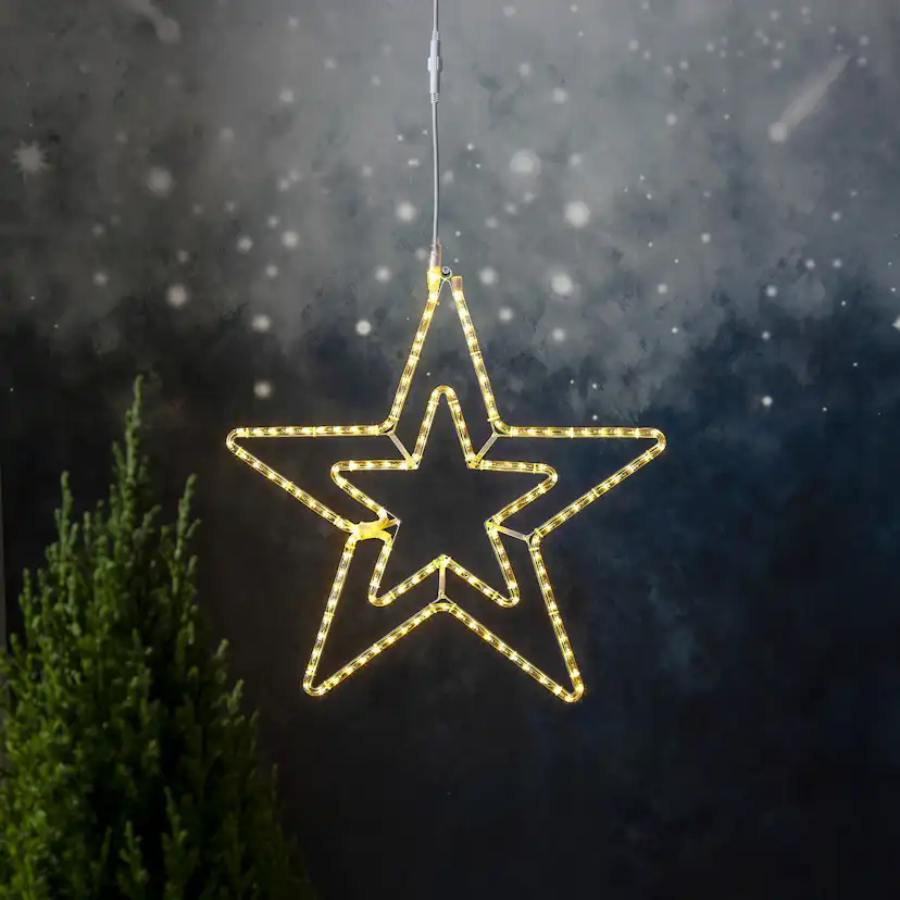 Dekorationsbelysning Star Trading Roterat Stjärna70 cm 23