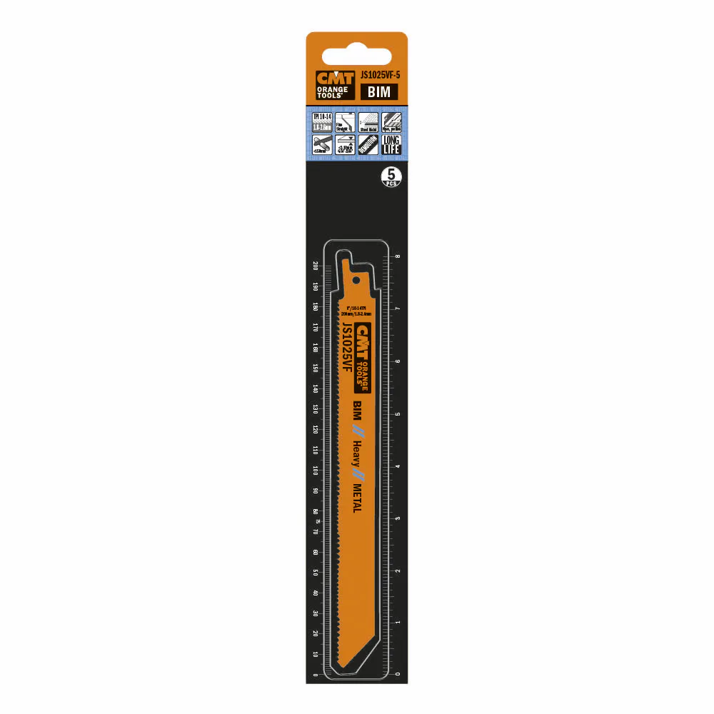 Tigersågblad CMT Orange Tools Metall 200mm BIM Heavy 5 st