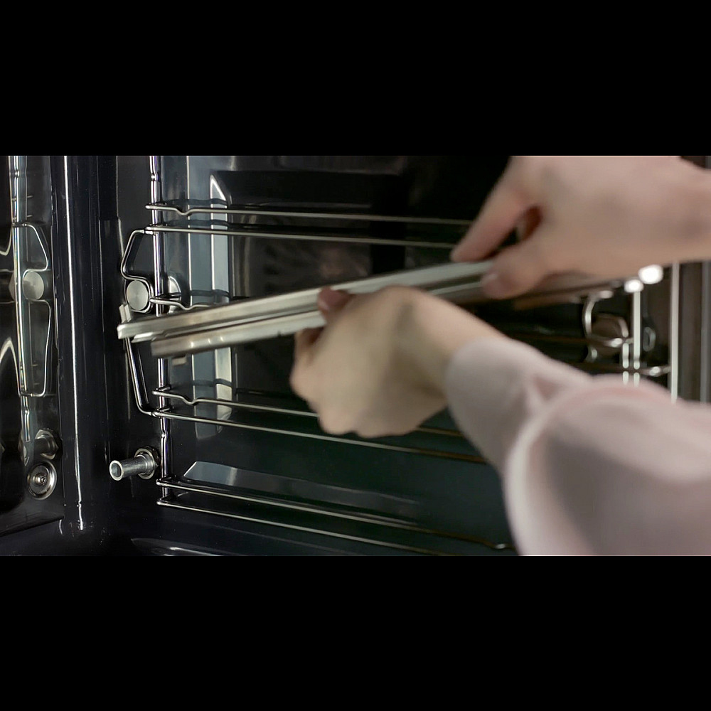 Tillbehör Ugn Electrolux Teleskopiska Skenor M1OHTR2L Rostfri