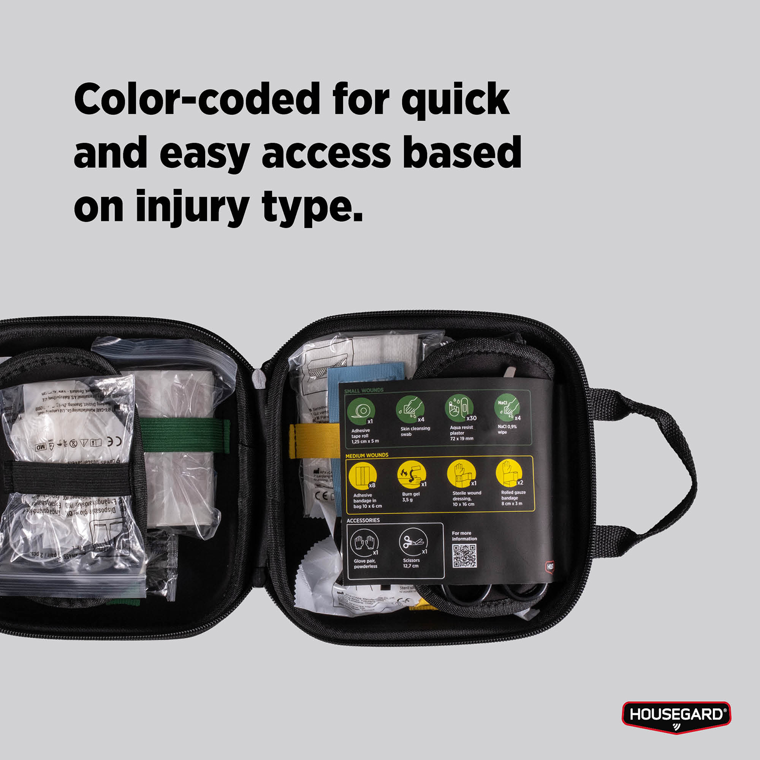Första hjälpen väska Housegard Plus