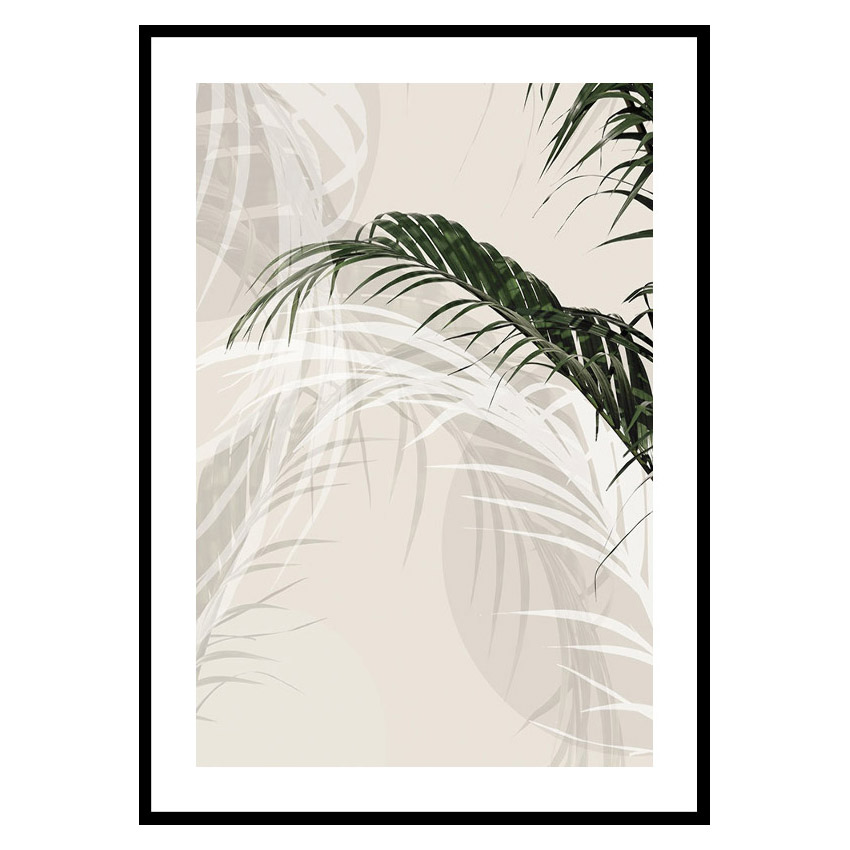 Poster Gallerix Abstract Palm Leaves No1