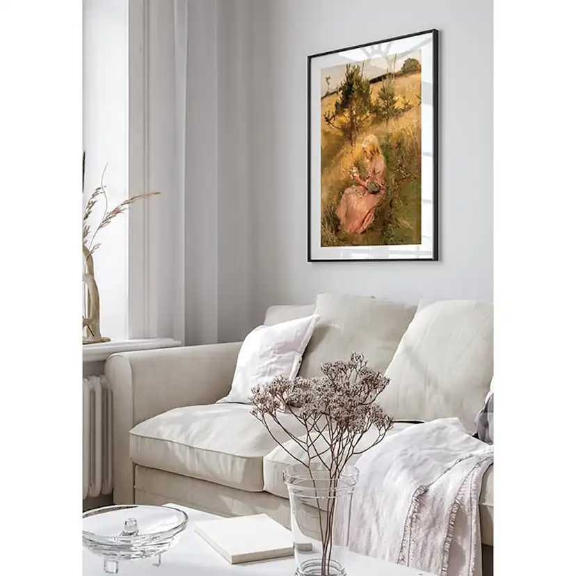 Poster Gallerix Blomsterplockerska By Richard Bergh