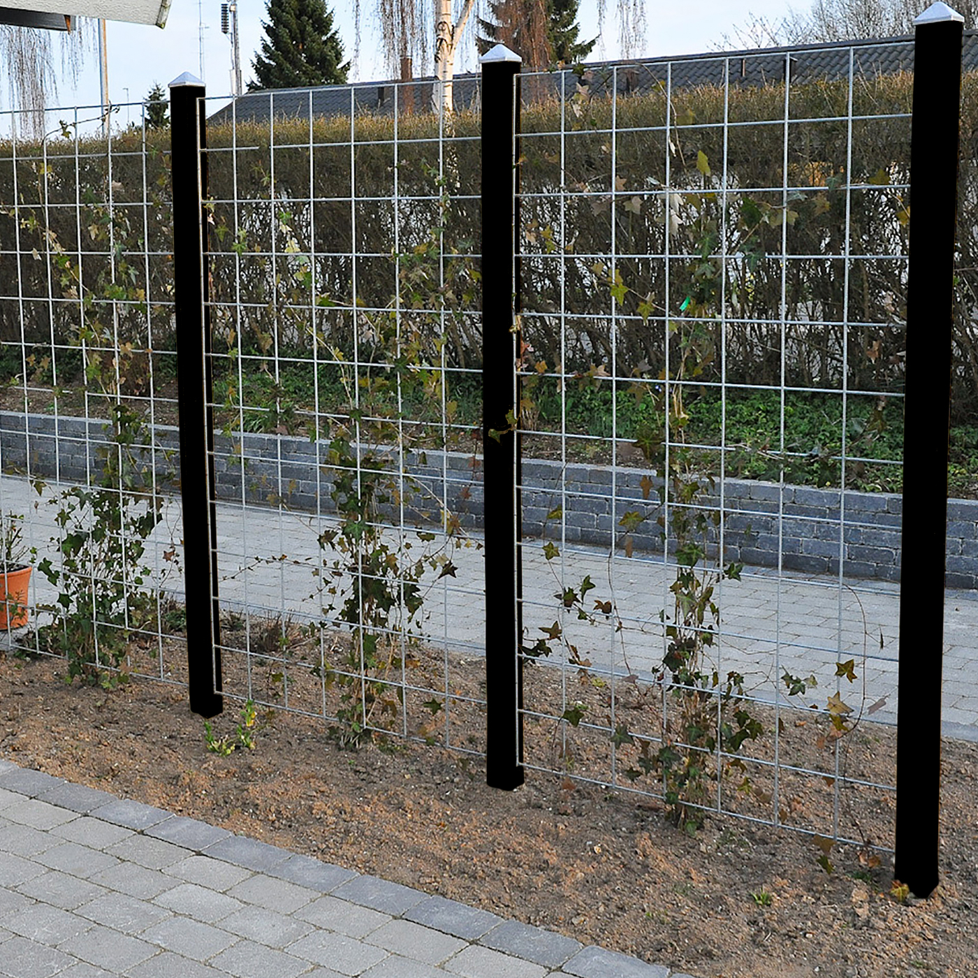 Spalje Hortus 900x1500 mm Galvaniserad Påbyggnadspaket