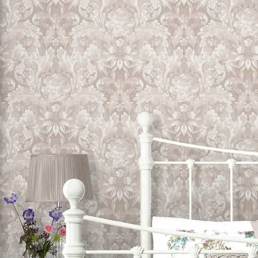 Tapet Laura Ashley Apolline Dove Grå 119843