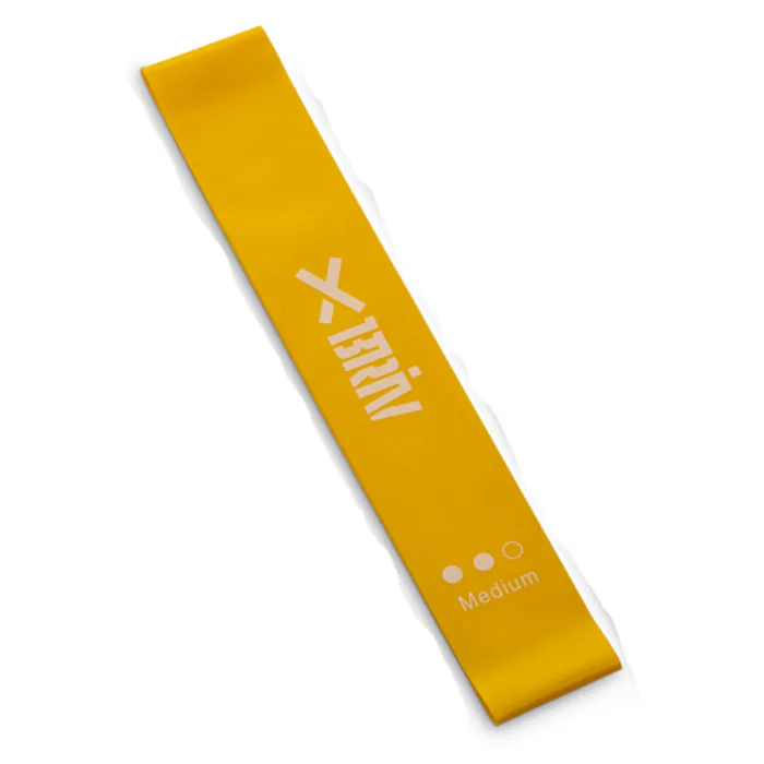 Träningsband Briv Latex 30x5 cm 0,7 mm Gult