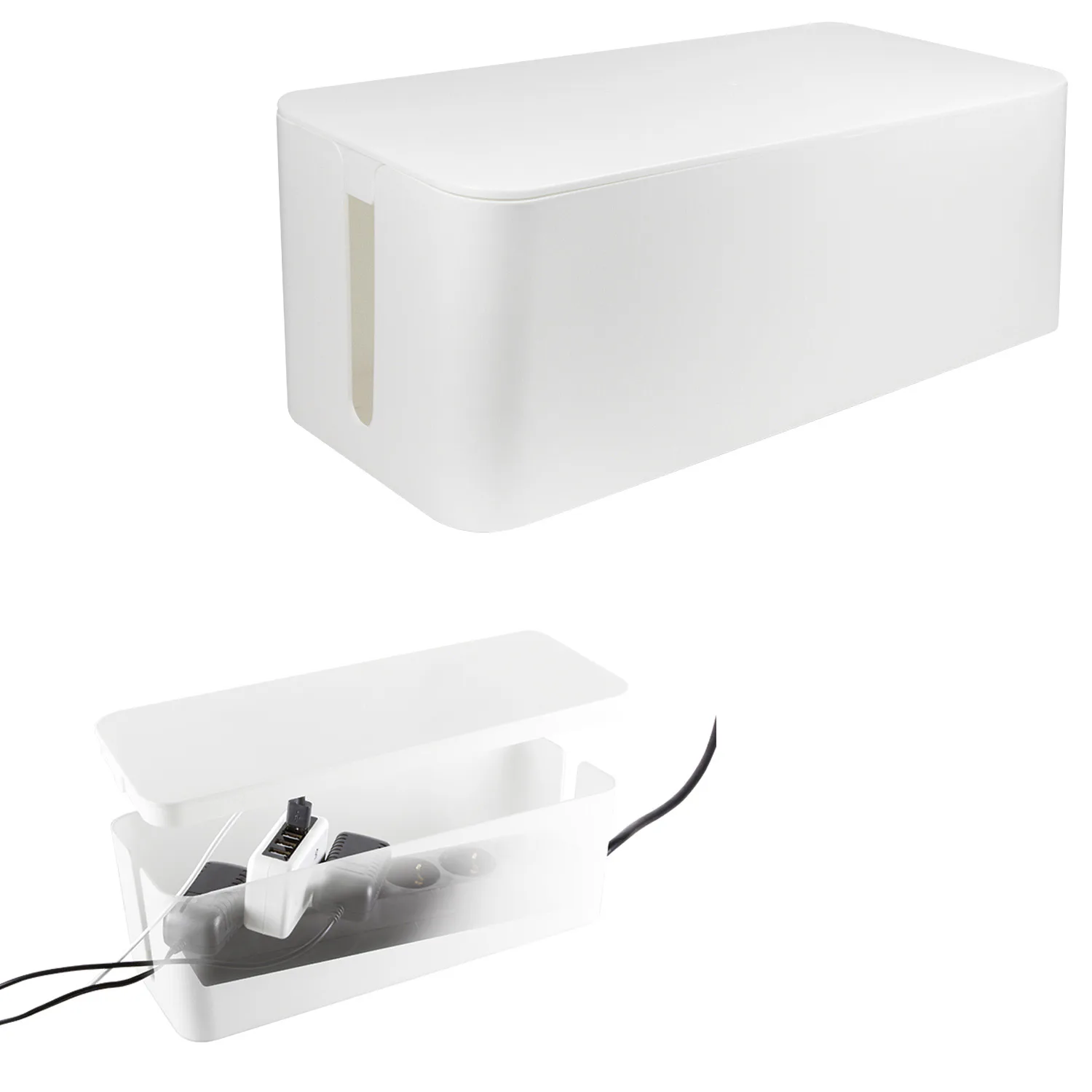 Cable box - Kabelgömma L Vit Storlek L, Vit