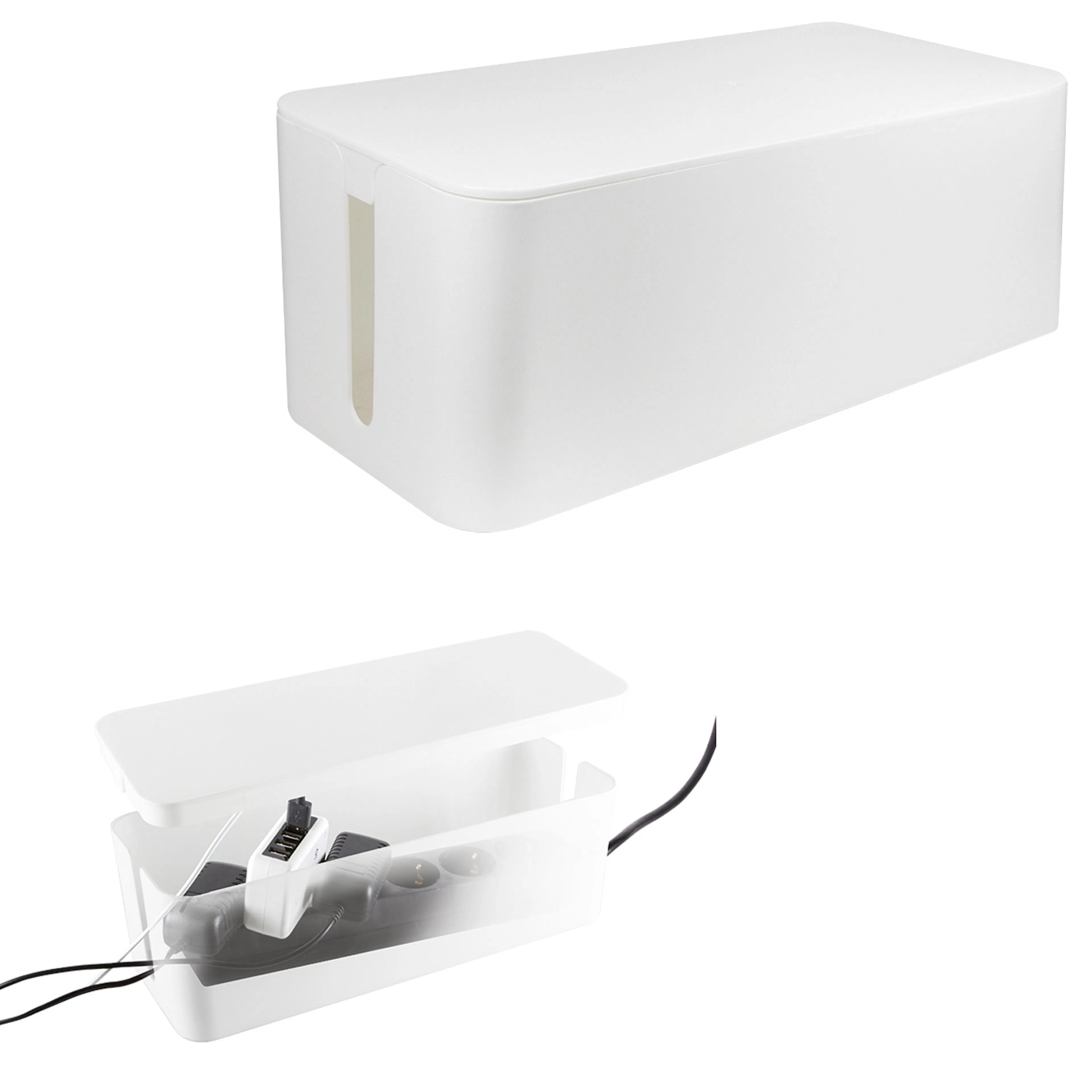 Cable box - Kabelgömma L Vit Storlek L, Vit