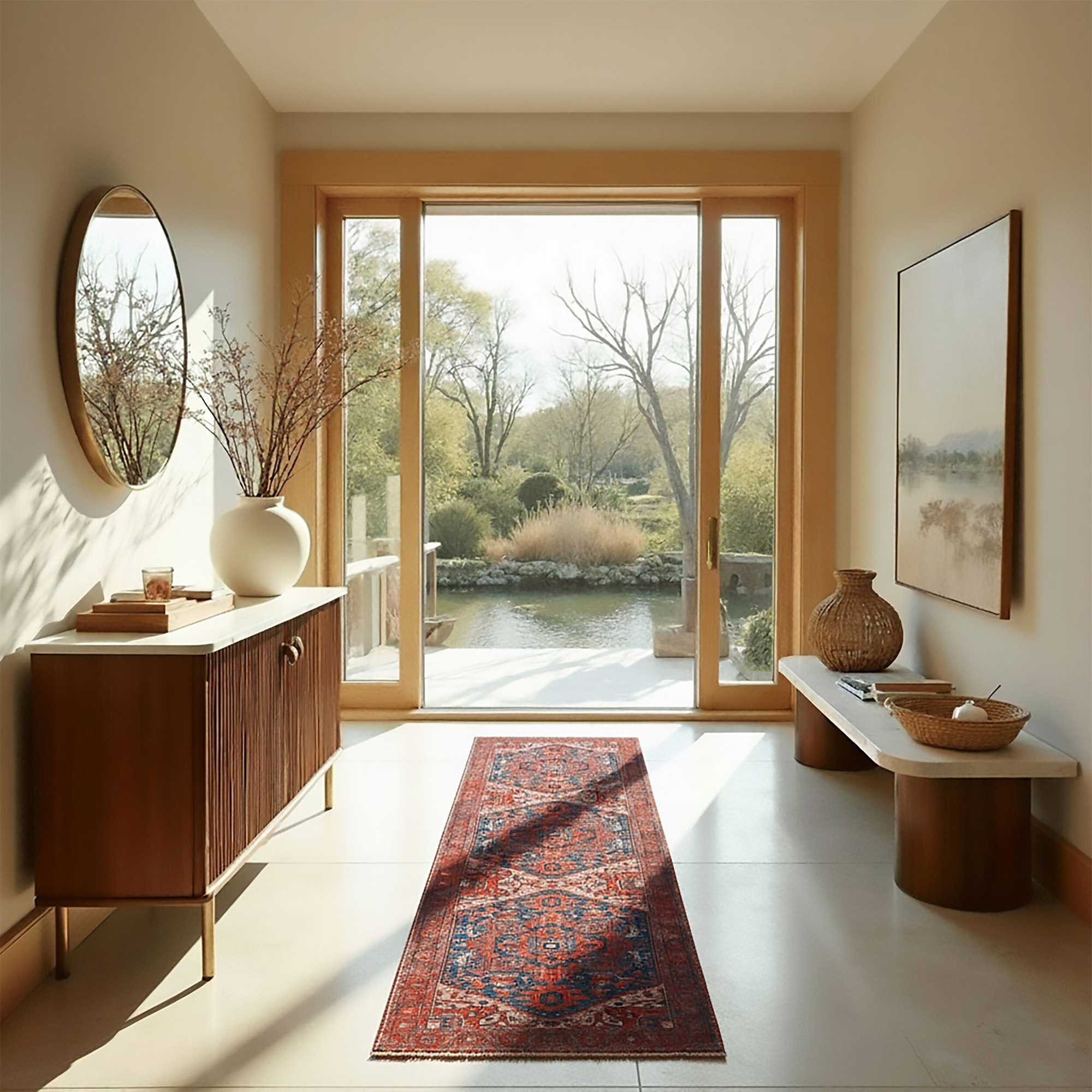 Gångmatta Flair Rugs Scarlet Washable