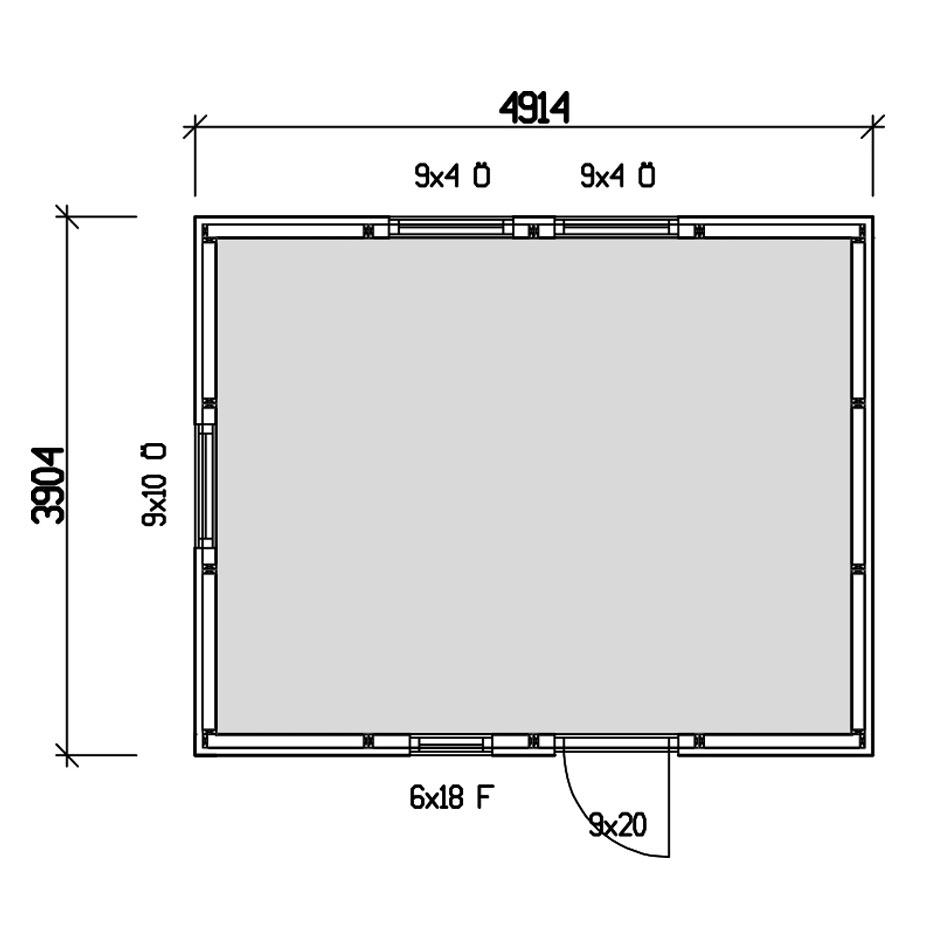 Attefallshus Vibostugan Njuta Funkis 20-1