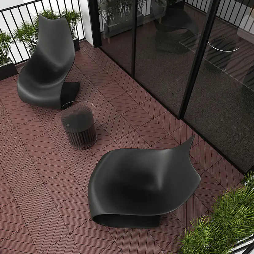 Golvplatta Hestraplattan Deck 45 Soft