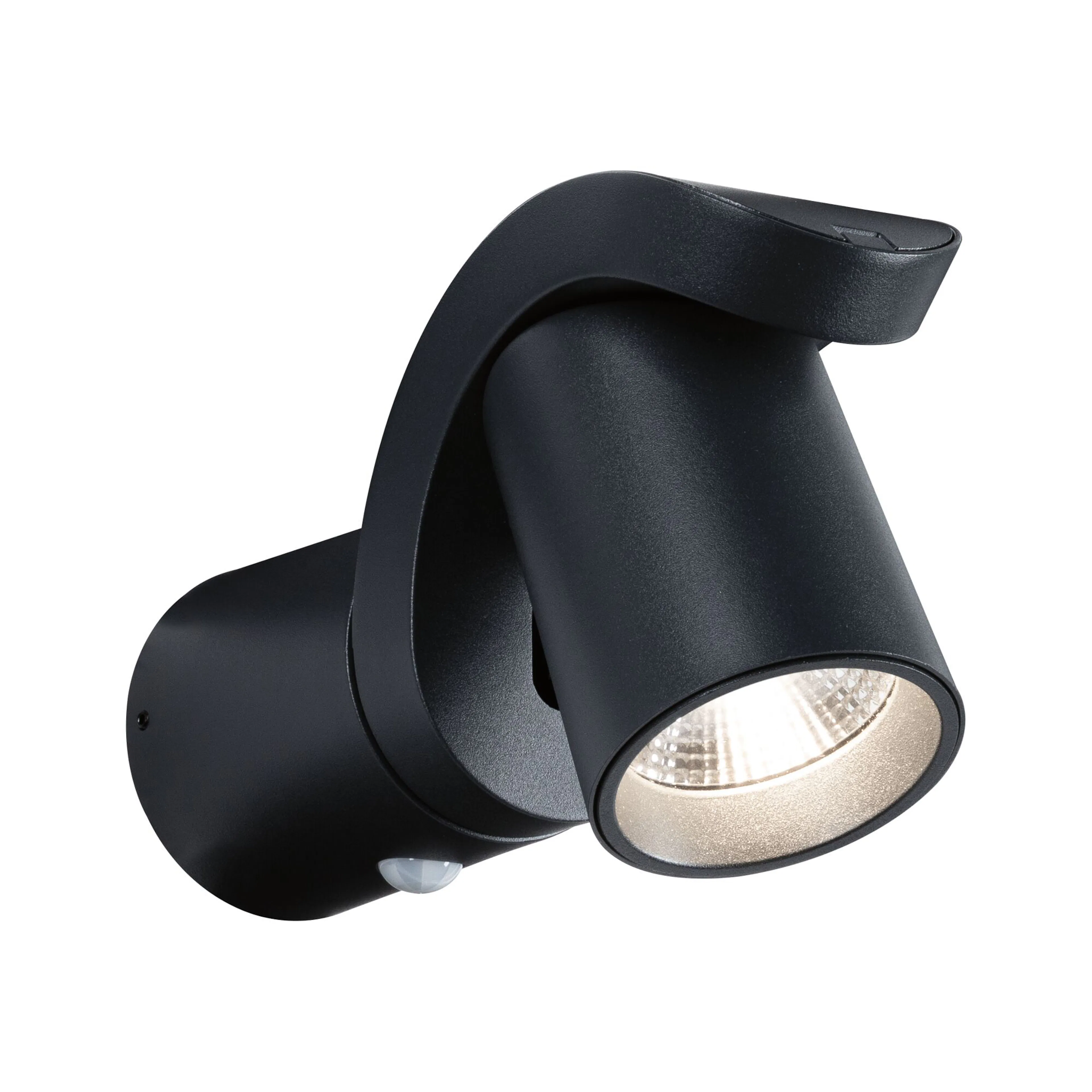 Fasadbelysning LED Paulmann Cuff med Skymningsstyrd rörelsedetektor IP44 230V Färg: Antracit