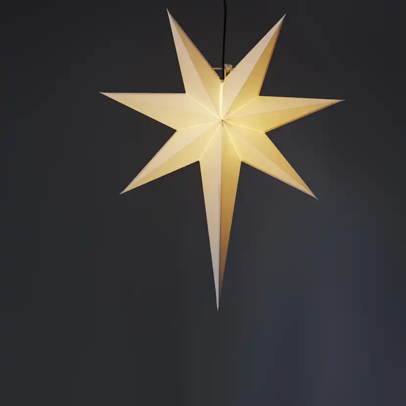 Adventsstjärna Star Trading Frozen 231-90 Vit Pappersstjärna