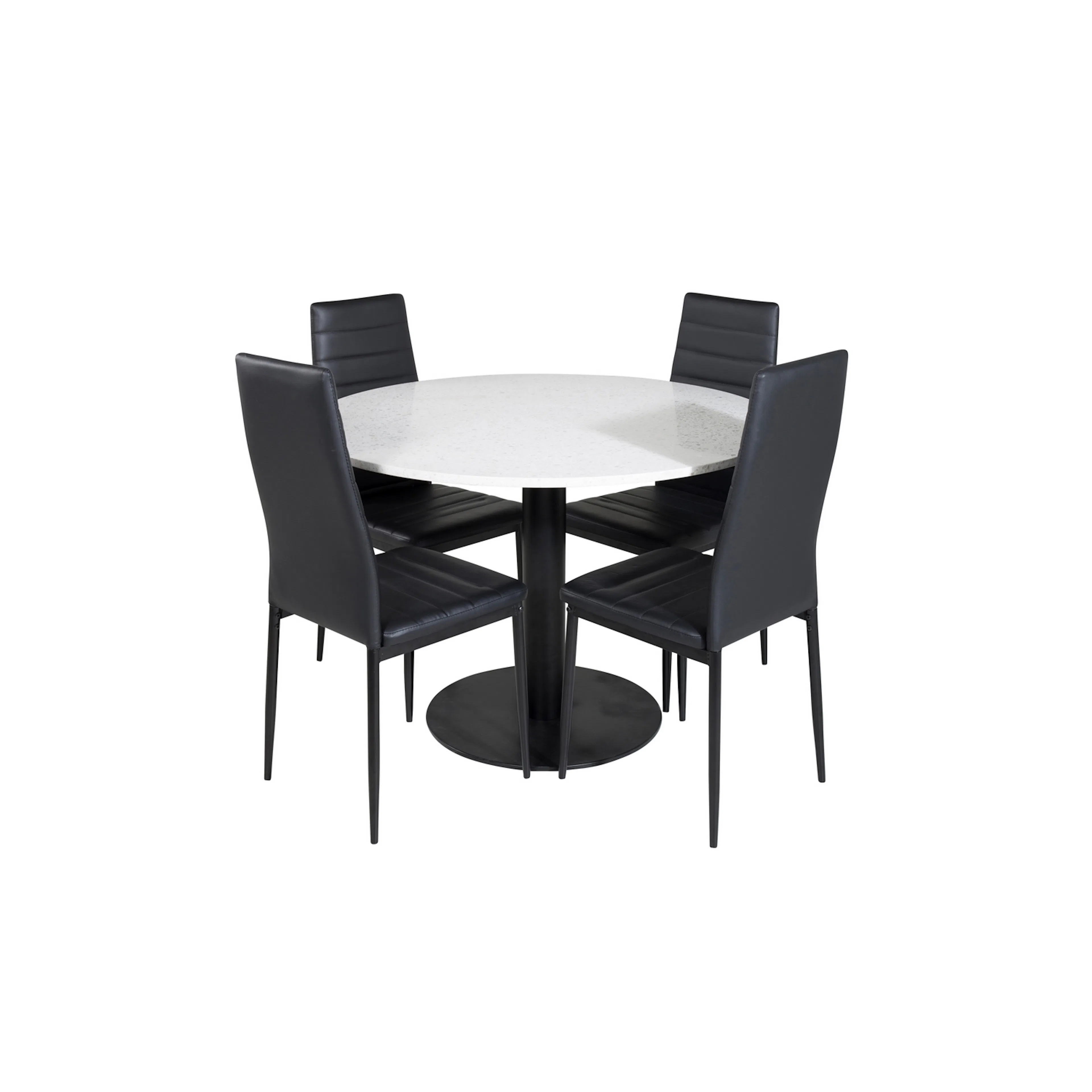 Matgrupp Venture Home Roxanna med 4 Sly Stolar Runt