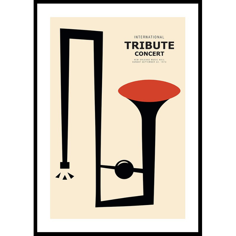 Tribute Concert Music 70x100 70x100 cm