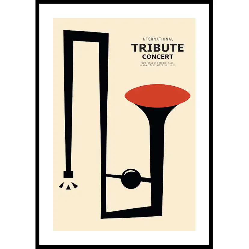 Tribute Concert Music 70x100 70x100 cm