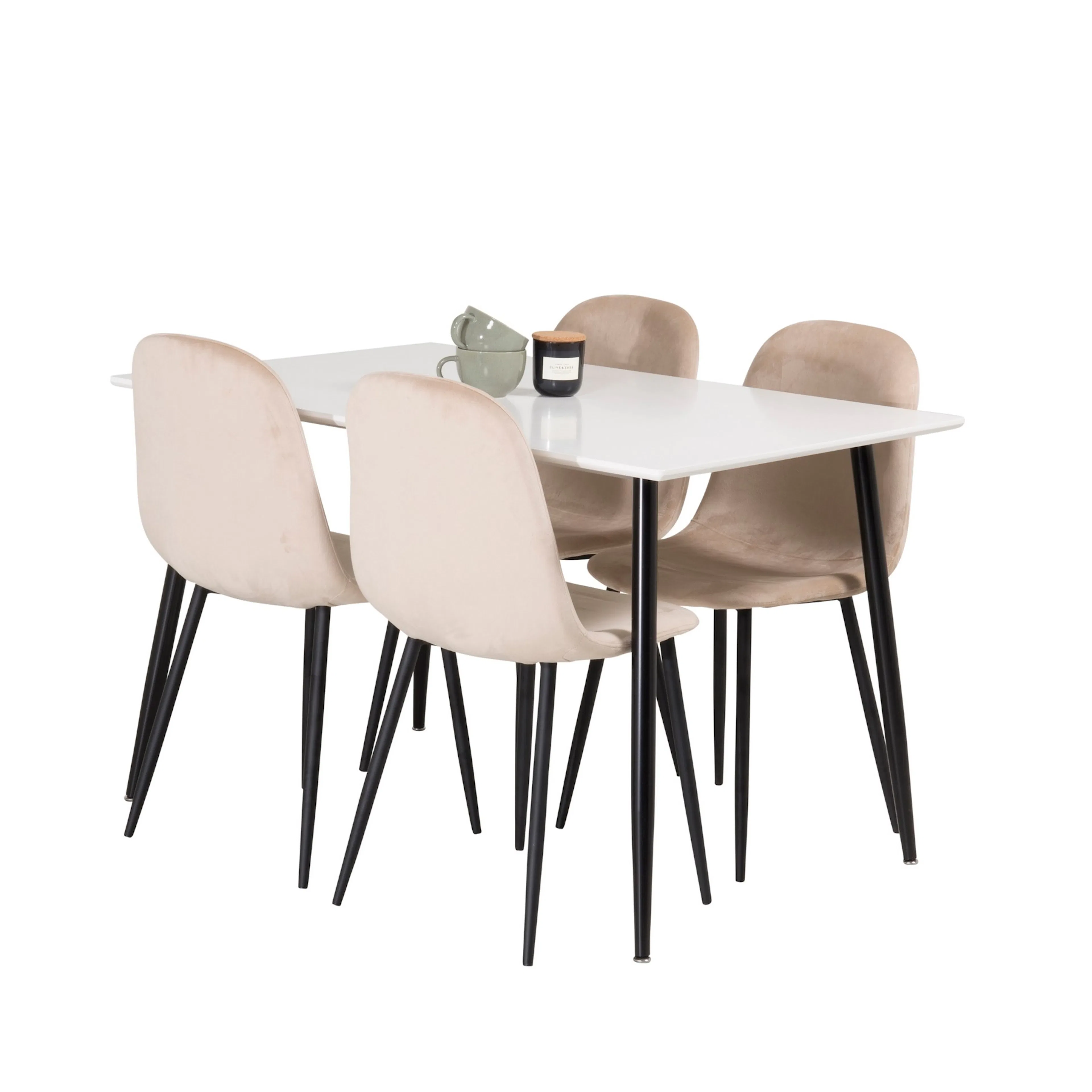 Vit/Svart/Beige/Svart