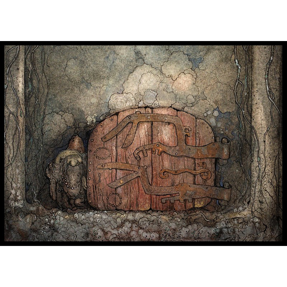 Poster Gallerix Bergaporten By John Bauer