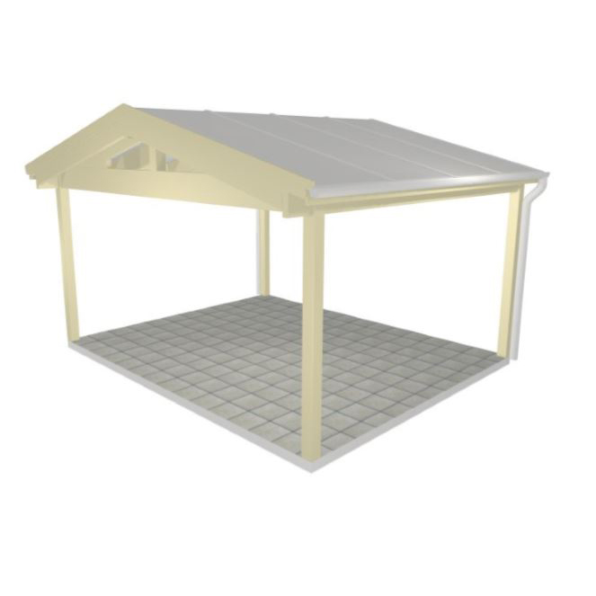 Uterumsstomme Glimma B 4380 x D 3580mm B 4380 x D 3580 mm