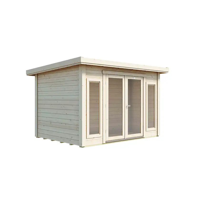 Friggebod Luoman Lillevilla Suovu 8,25 m² Komplett Stuga med Pulpettak