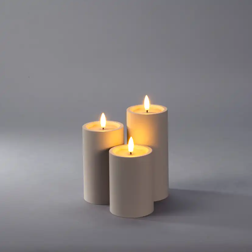 LED-Blockljus Gnosjö Konstsmide 10cm Utomhus