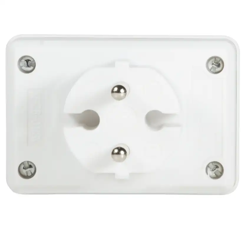 Grenuttag LogiLink Med 4 st Euro-uttag