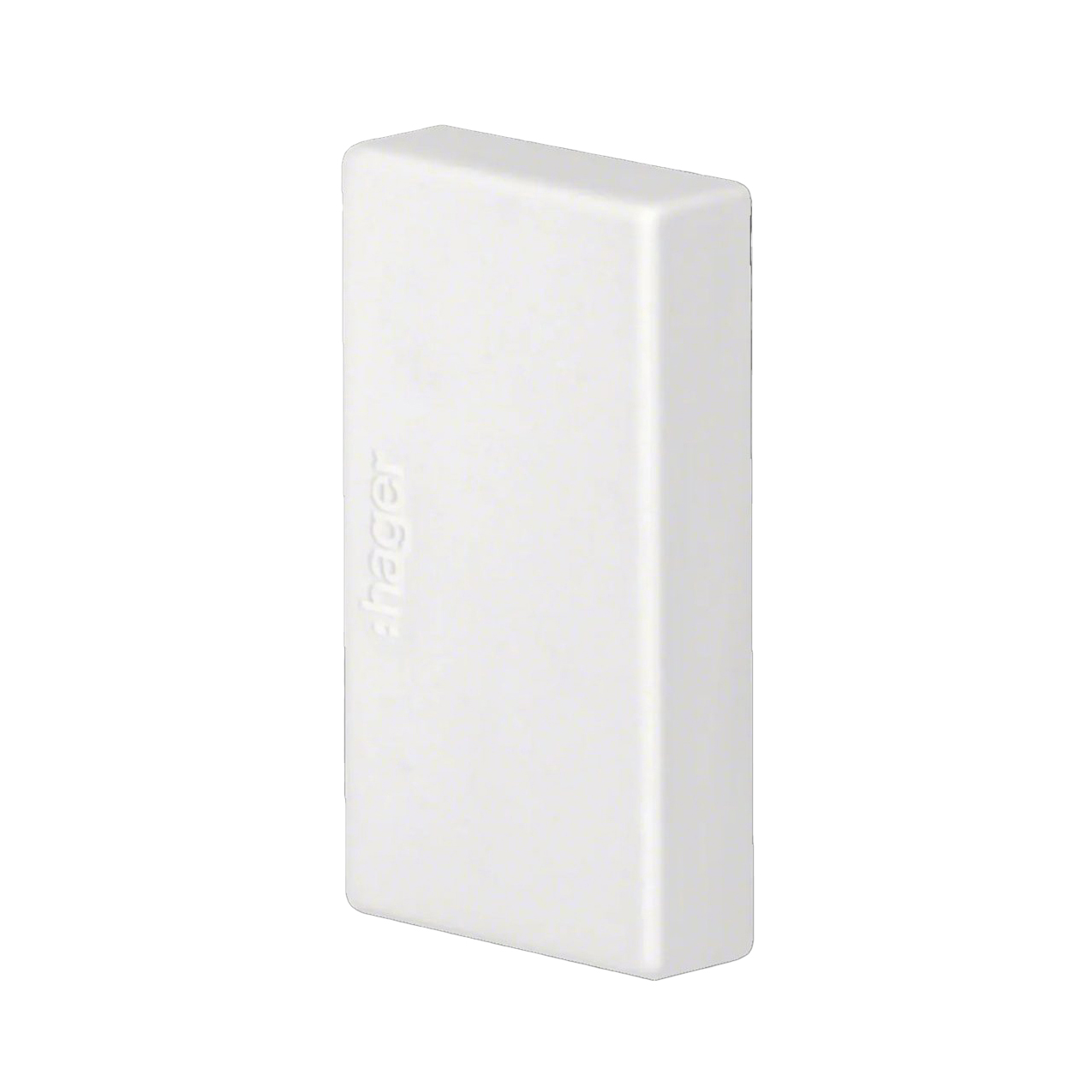 Ändstycke till Matarkanal Hager LF/LFH Flexibel 20 x 35 mm Halogenfri Vit RAL 9016