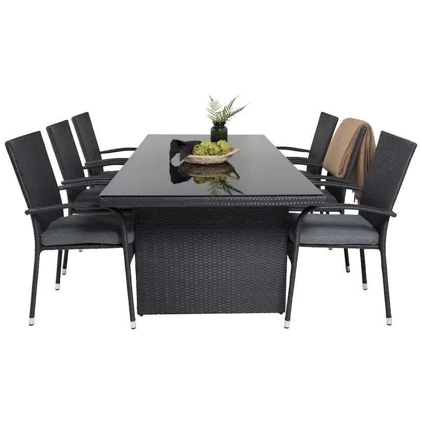 Matgrupp Venture Home Pishi 200 med 6 Asta Stolar