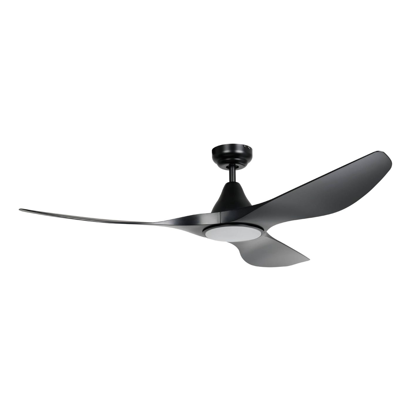 Takfläkt med Lampa Eglo Portsea Svart-Matt