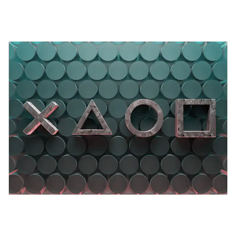 Fototapet Arkiio Symbols In Green