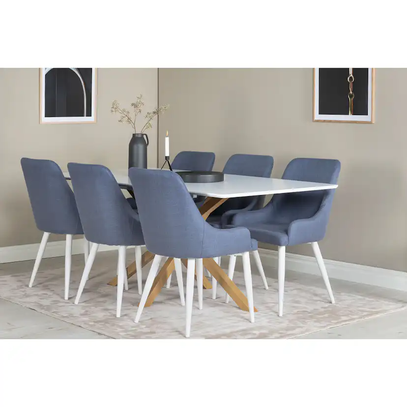 Matgrupp Venture Home Piazza med 6 Plaza stolar