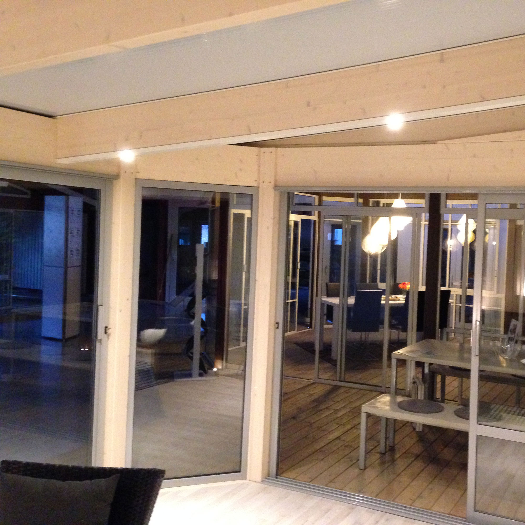 Integrerad LED-Belysning Landskap för Uterumsstomme Skimra