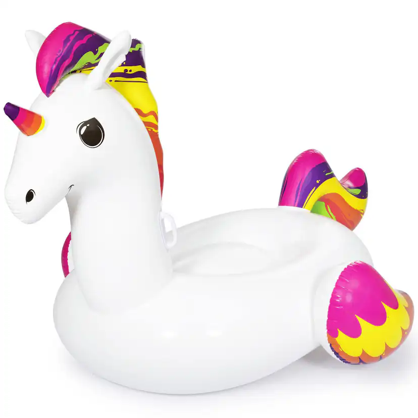 Badmadrass Bestway Supersized Unicorn Ride-On 224 x 164 cm