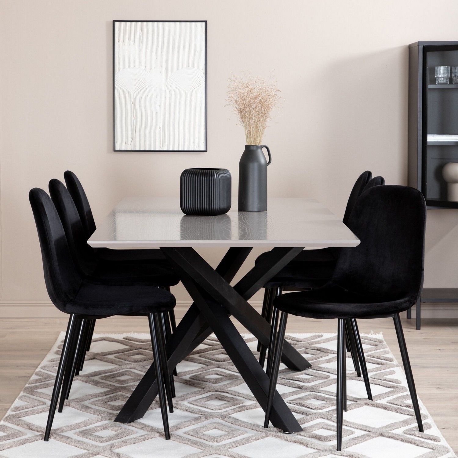 Matgrupp Venture Home Piata med 6 Pobbie Stolar GR22262