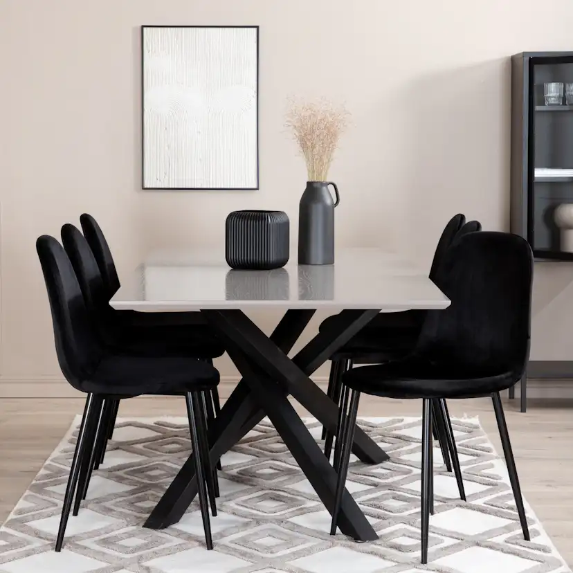 Matgrupp Venture Home Piata med 6 Pobbie Stolar GR22262