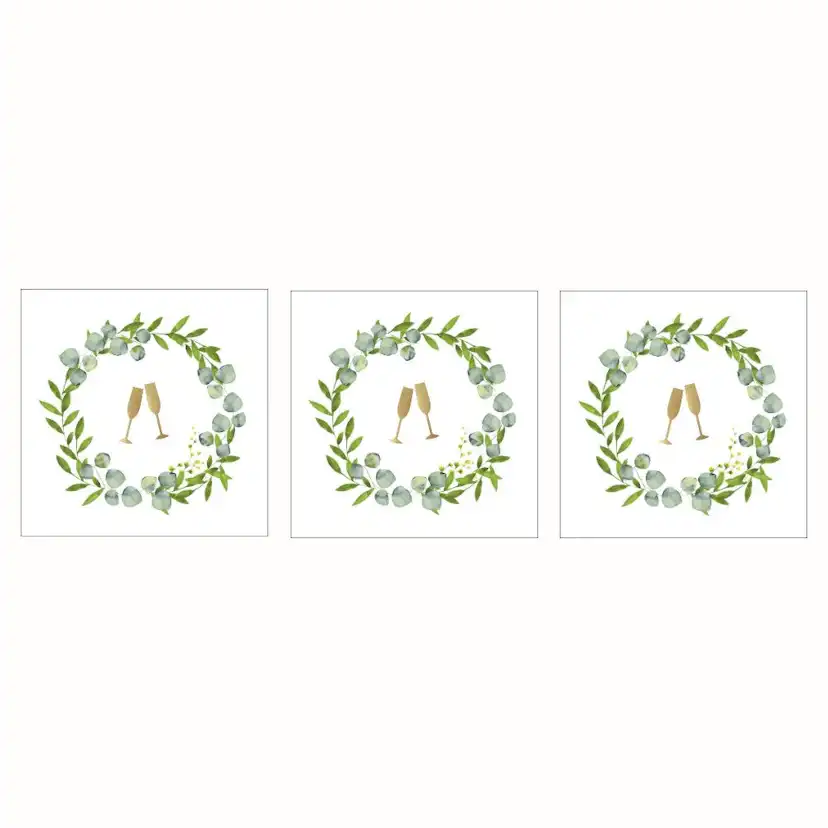 Servett Paperproducts Design Champagne 33x33 cm 3 st 20-pack