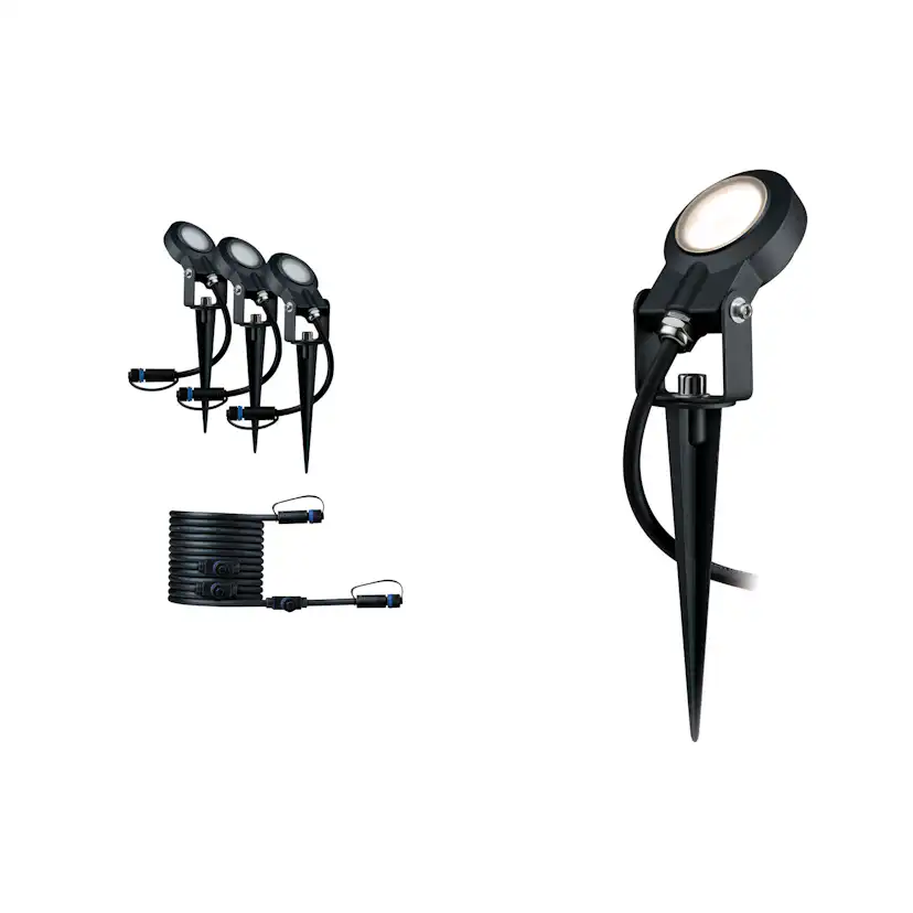 Spotlight Paulmann Sting Plug & Shine LED IP67 24V Förlängningsset 3-pack med Kabel