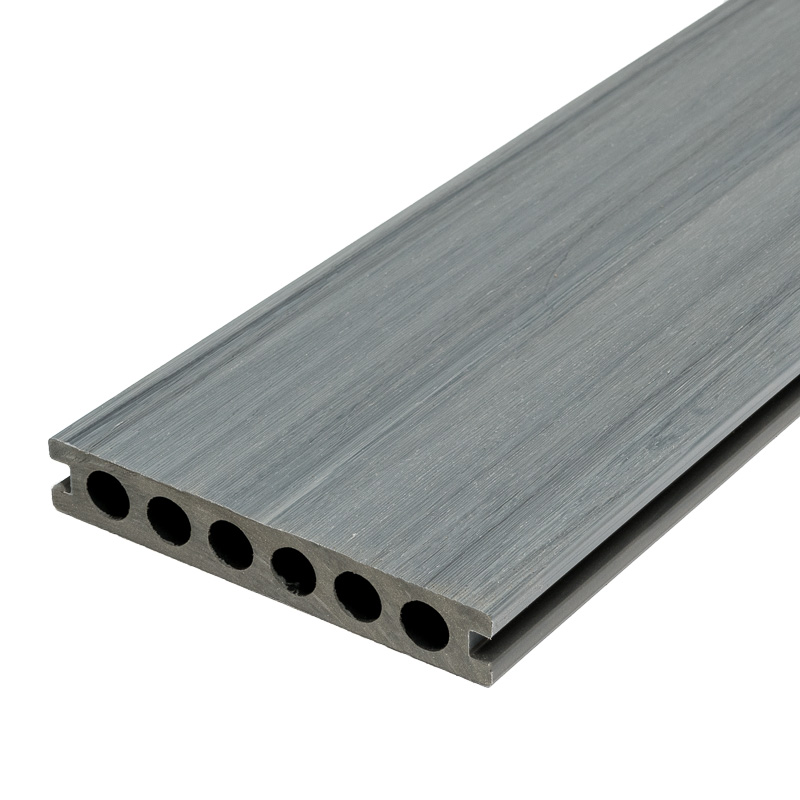 Trall Silver/anthracite 23x140x2800mm, Wpc, Mantlad, 2-färg Färg: Silver/Anthracite