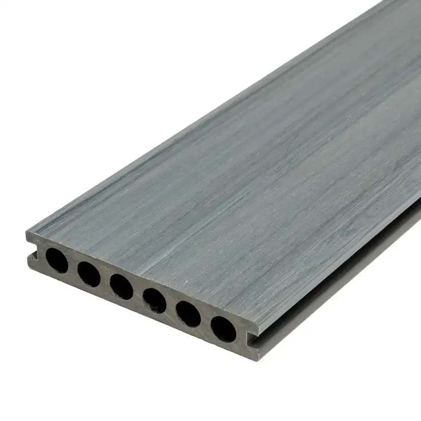 Trall Silver/anthracite 23x140x2800mm, Wpc, Mantlad, 2-färg Färg: Silver/Anthracite
