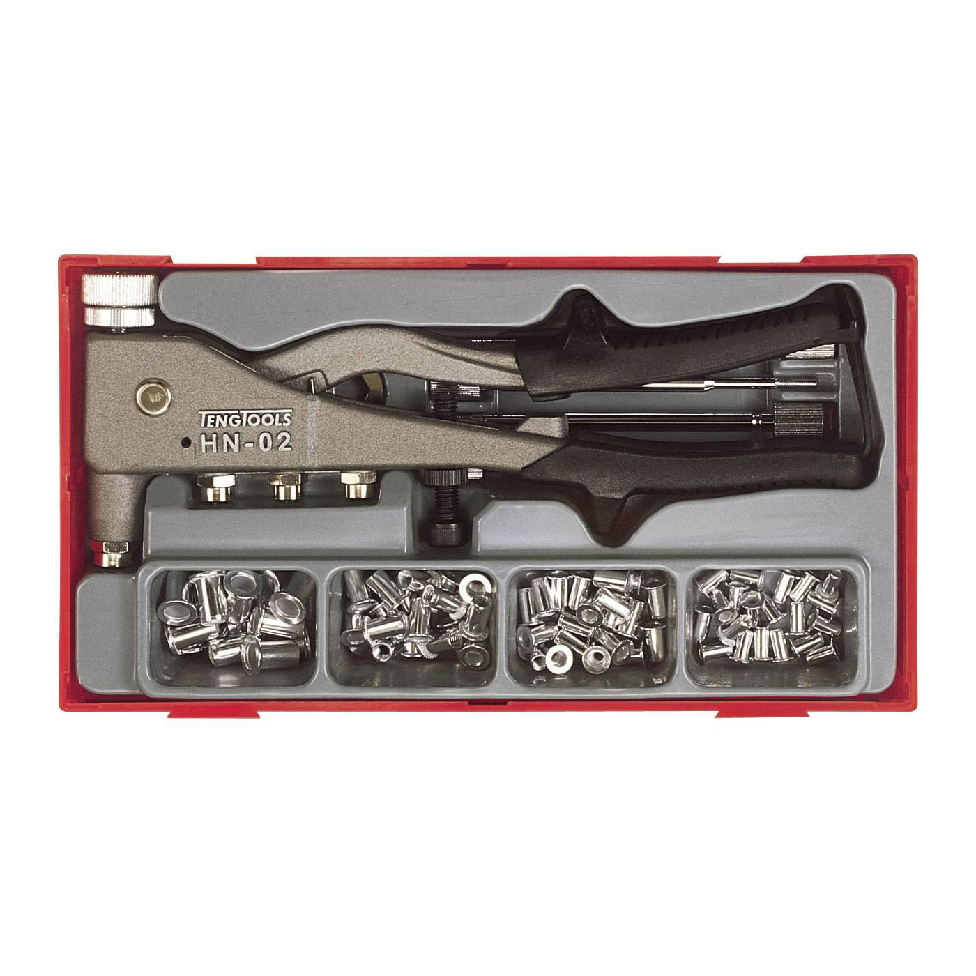 Blindnitmuttersats 81 delar Teng Tools TTNR81