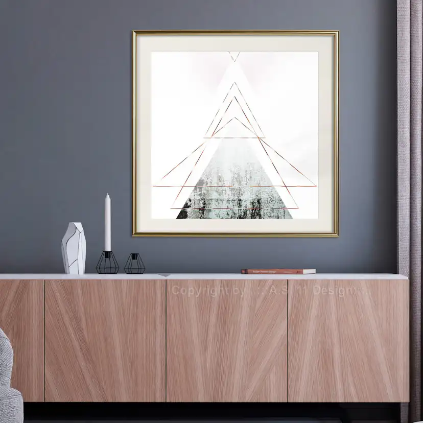 Poster Artgeist Affisch Geometric Abstraction