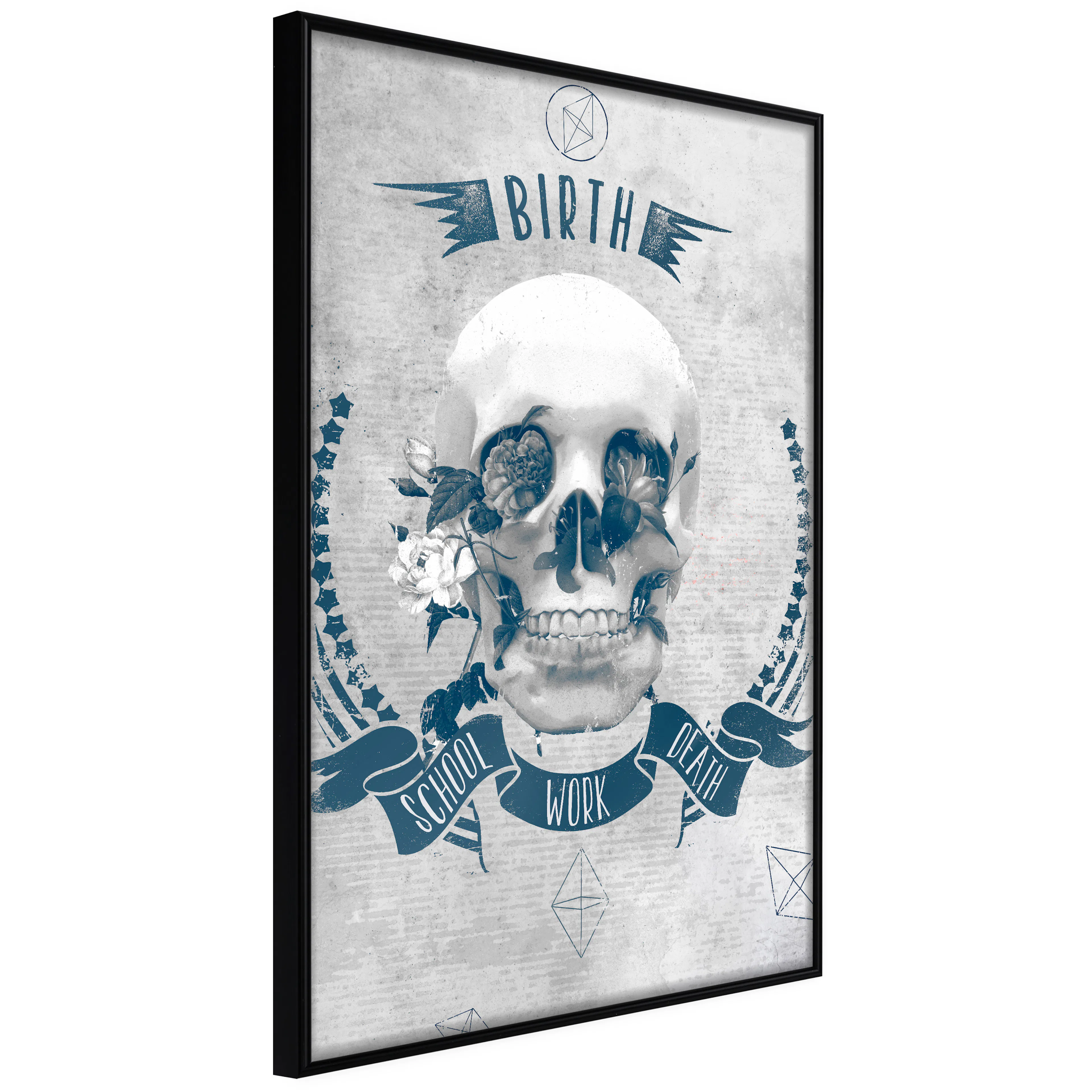 Affisch - Life Is Brutal [Poster] 40x60 Svart ram, 40x60 cm