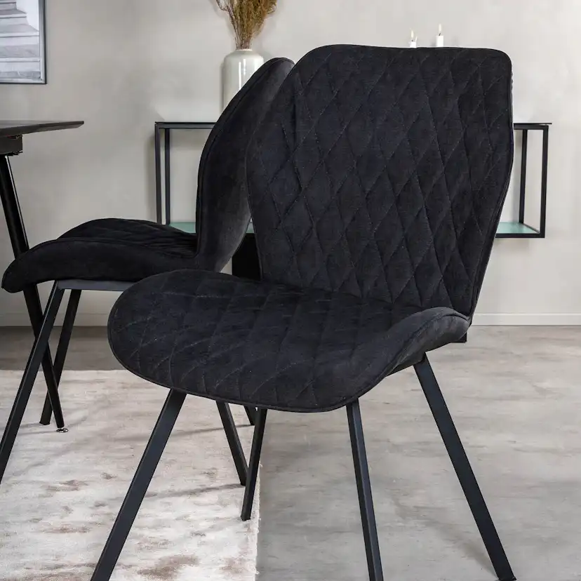 Matgrupp Venture Home Silvia med Iläggsskiva och 4 Geneva Stolar